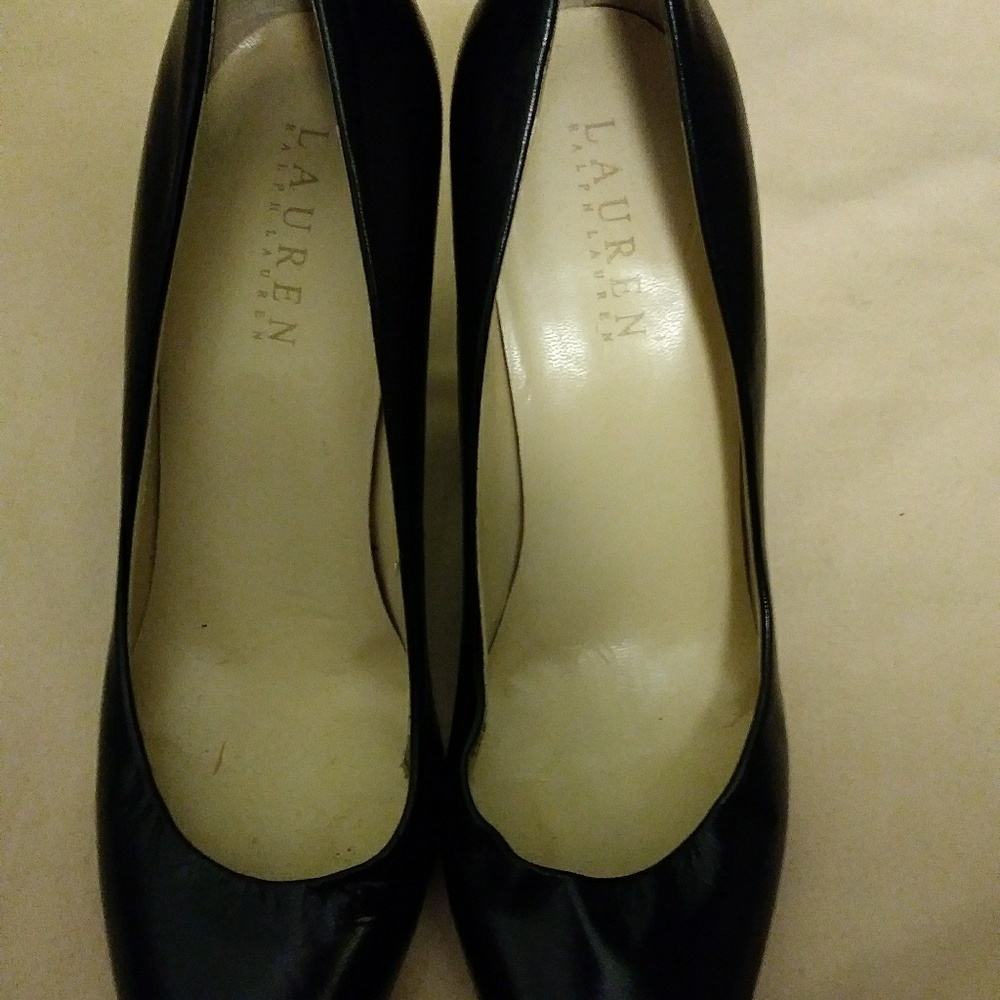 Lauren Ralph Lauren Classic Black Heels